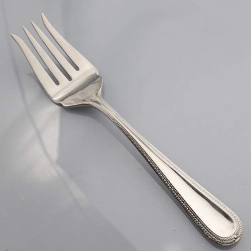 Fourchette à Viande Froide Gorham Inox – Motif Golden Gorham Shell, 21.5 Cm, Fabriquée Au Japon