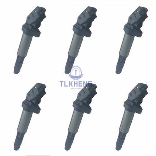 6PCS Ignition Coil 12131712219 For BMW E46 E53 E60 E70 E71 E90 X3 X5 X6