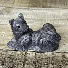 Wolf Sculpture Figurine A Wolf Original Handmade Canada Figure Decor