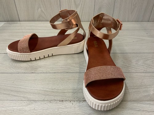 MIA Lunna Wedge Sandals, Women's Size 9 