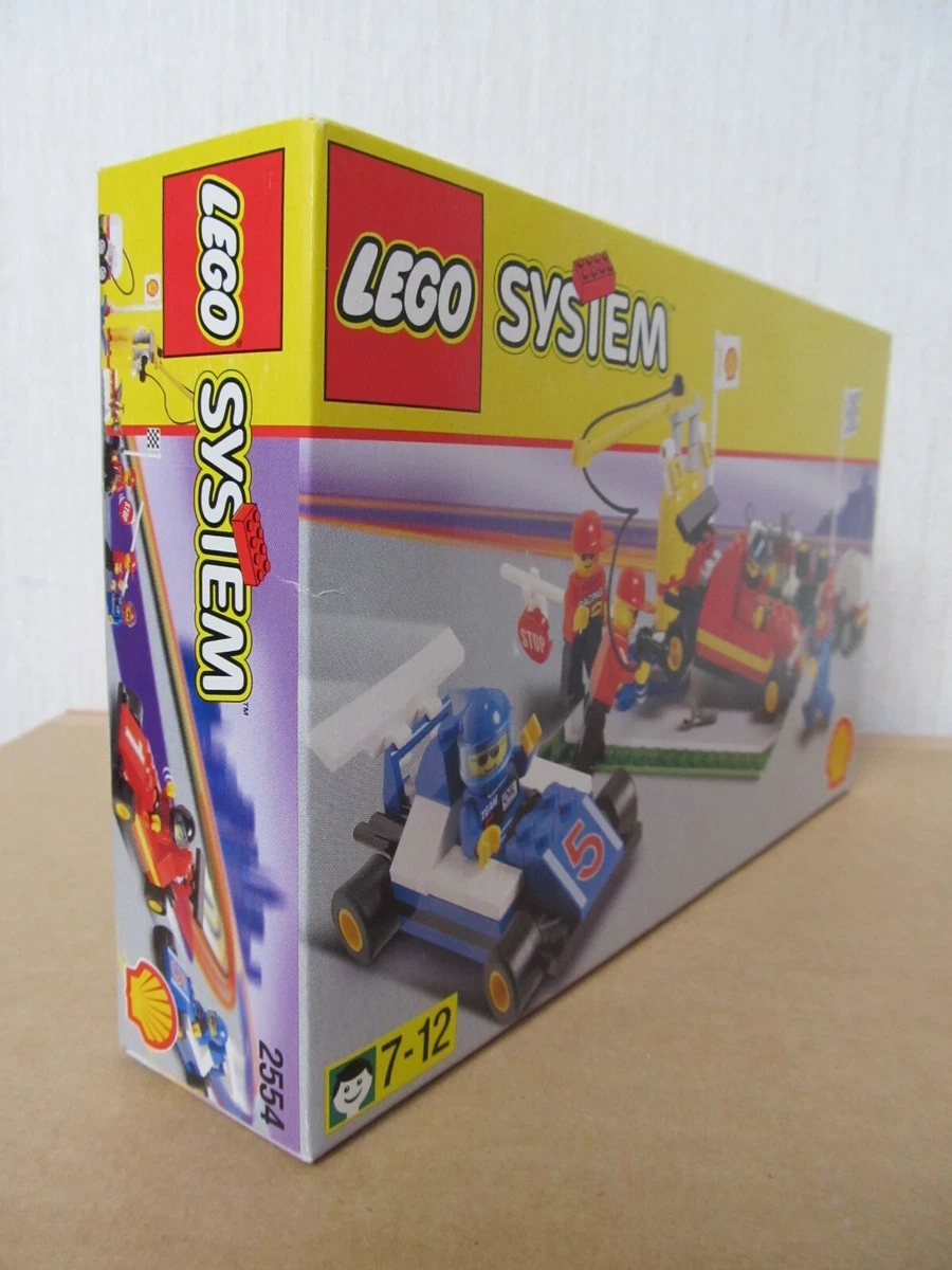 LEGO System 2554 Shell Formula 1 Pit Stop New Sealed Unopend Box Has Some Damege