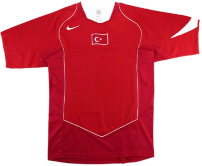vintage Nike TURKEY Türkiye 2004-06 home football shirt trikot
