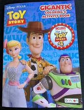 Toy Story Gigantic Coloring & Activity Book by Bendon Disney/Pixar Tear Out Pgs!