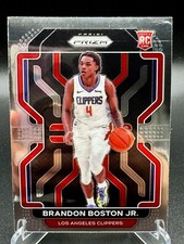 2021-22 Panini Prizm Brandon Boston Jr. Rookie RC #330 Los Angeles Clippers