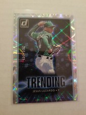 2021 Donruss Trending Jesus Luzardo #TR8 Silver 264/349 Oakland Athletics A's