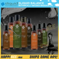 Sliquid Balance Massage Oil🍯Couples ORGANIC Natural Sensual Foreplay Lotion