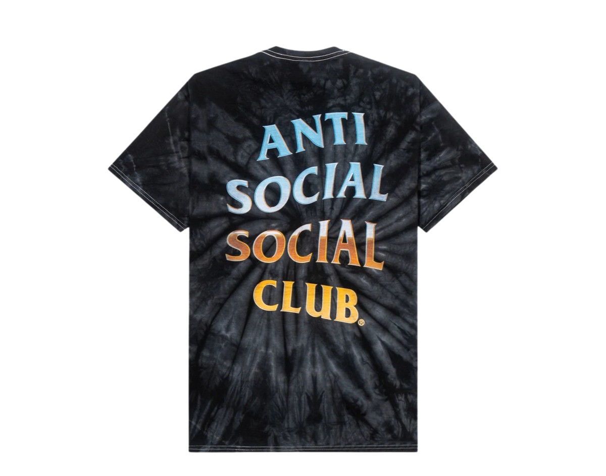 Anti Social Social Club Thermal Internal Black Tie Dye Tee | eBay 