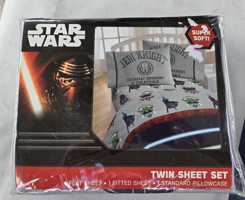 Rare Star Wars Twin Sheet Set JEDI KNIGHT LEGEND DEFENDERS OF THE REPUBLIC - Bild 2 von 5