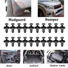 50pcs 6mm Hole Plastic Rivets Fastener Push Clip Auto Retainer Fastener for car