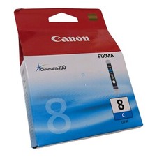 Canon CLI-8 Genunine Cyan Ink Cartridge