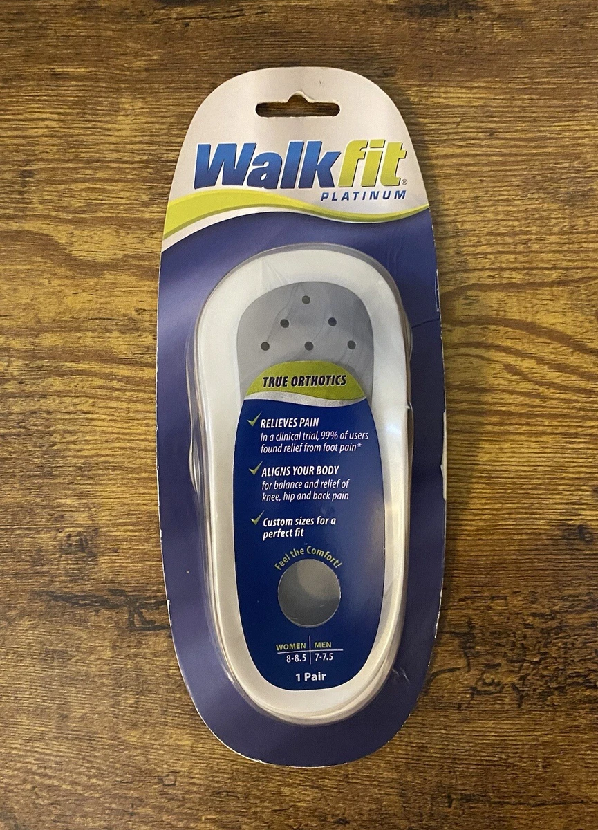 walkfit platinum foot orthotics plantar fasciitis arch support insoles