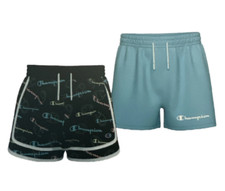 NEW Champion Girl's 2 Pack 2 1/2" Inseam Woven Shorts Size 10/12