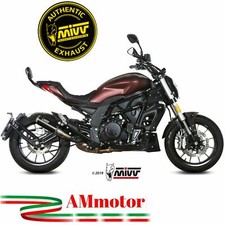 Mivv Benelli 502C 2020 Pot D' Echappement Moto Silencieux Mk3 Inox Nero Exhaust