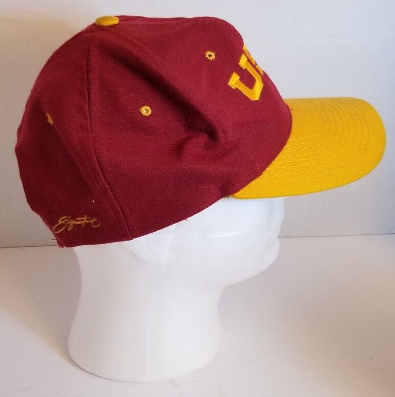 Cappello USC Trojans NCAA Berretto Collegiale Cucito Regolabile Bel Look - Foto 9