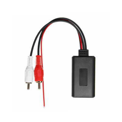 1* Car Wireless Bluetooth Module AUX Adapter Audio Receiver For 2RCA Interface