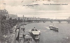 BR59241 thames embankemnt  ship bateaux  london  uk