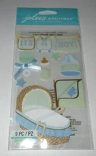Jolee's Boutique Baby Boy Stickers 9 PC Dimensional Stickers 50-50140