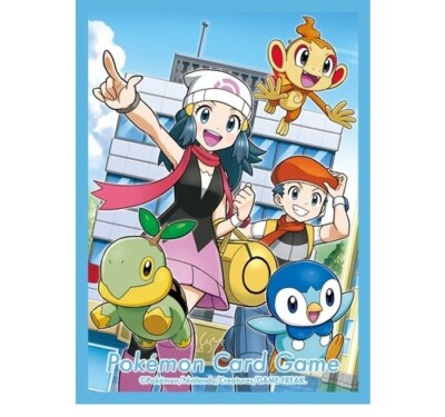 piplup card sleeves Pokemon Dawn & Lucas Piplup Sleeves Japanese Deck Shields 64 Sleeves | USA