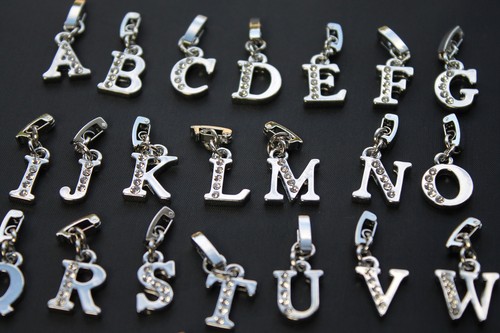 Silver Plated Alphabet Letter Initial 