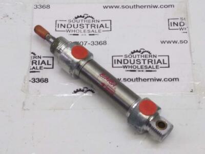 Bimba Pneumatic Cylinder 041-DUZ 100PSI 1.25''Stroke 0.80''Bore .30''Rod .25''Thread