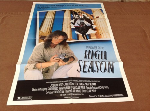 1987 High Season Original Movie House Full Sheet Poster 