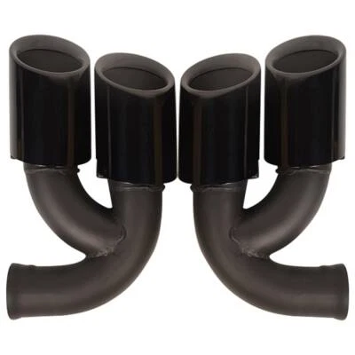 HOMIZEN 2x tubos de escape tubos de escape embellecedores de escape para Porsche Cayenne 958 3.0 V8 2010-14