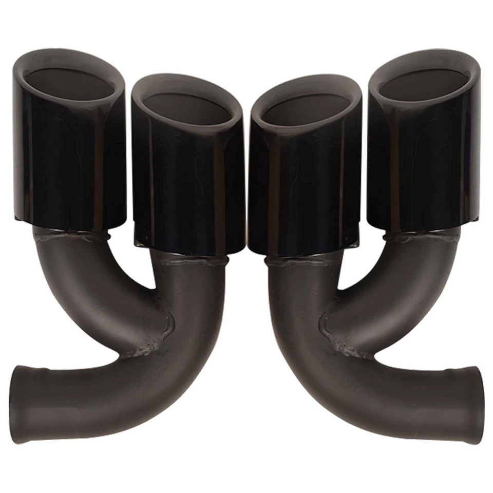 HOMIZEN 2x Terminali di Scarico Terminali di Scarico per Porsche Cayenne 958 3.0 V8 2010-14