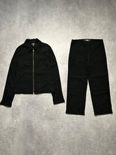 Women s Versace Jeans Couture Jacket Pants Cropped Suit Size L