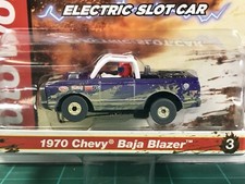 Auto World ThunderJet "Off Road" '70 Chevy Blazer Purple HO Slot Car MIP