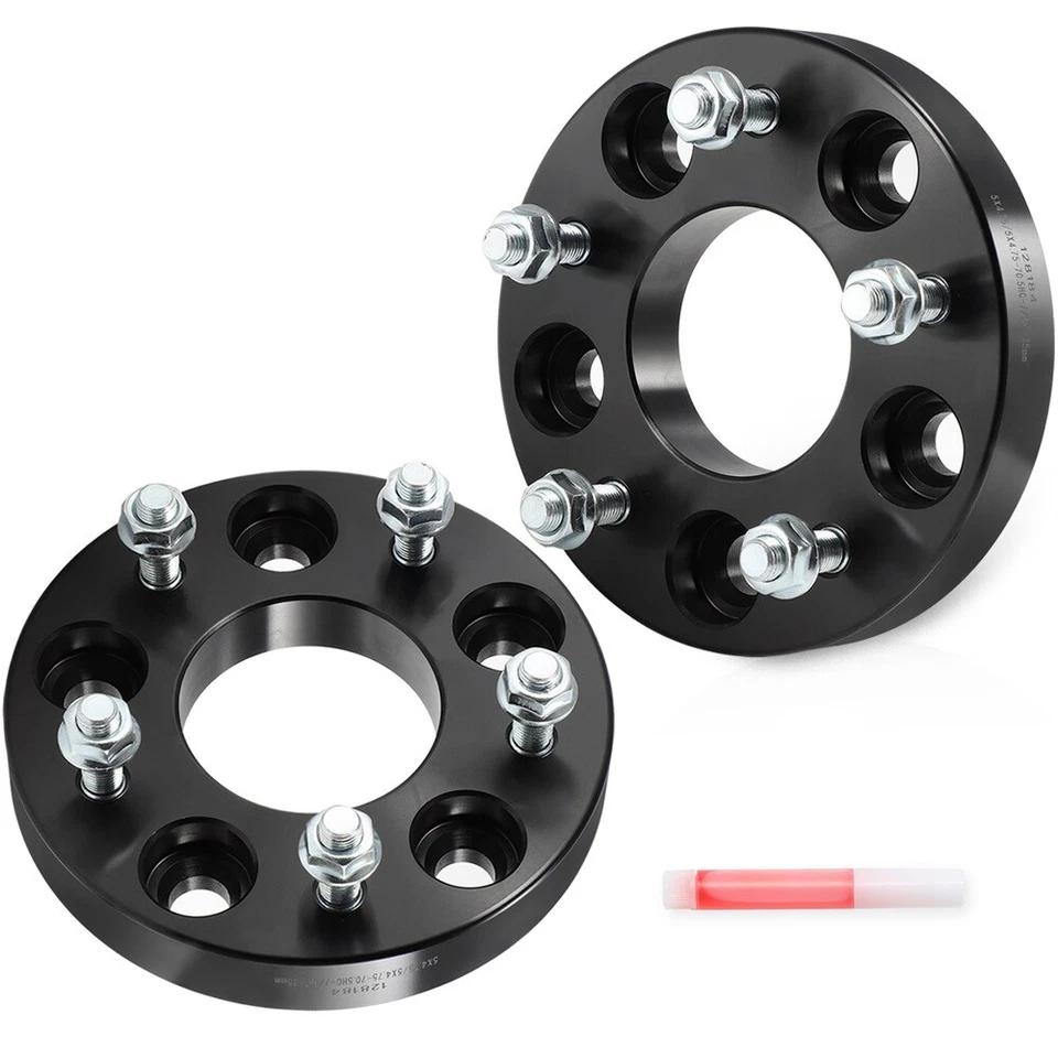 2Pcs 1" or 25mm 5x4.75 Wheel Spacers 7/16"x20 For Chevrolet Chevelle 1964-1972 - Image 4 of 4