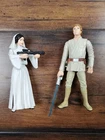 Vtg 2005 Star Wars Figure SAGA Princess Leia Luke WALMART EARLY BIRD Figure Lot