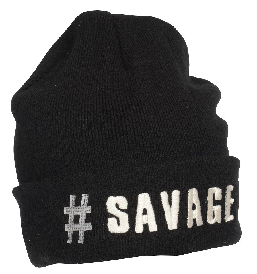 SAVAGE GEAR Simply Savage #Savage Beanie Hashtag Strickmütze Mütze 57050 - Bild 1 von 1