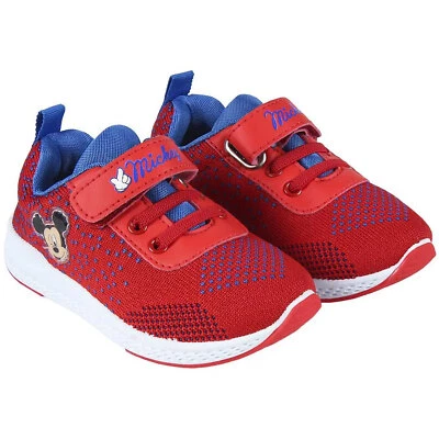 Chaussures Disney Mickey Souris Baskets Sportif A Fermeture Scratch Enfant 4992 - Photo 1/4
