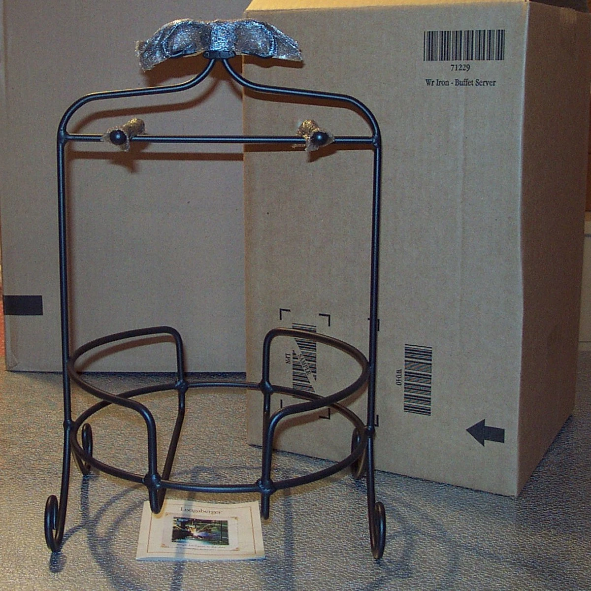 Wrought iron buffet server online
