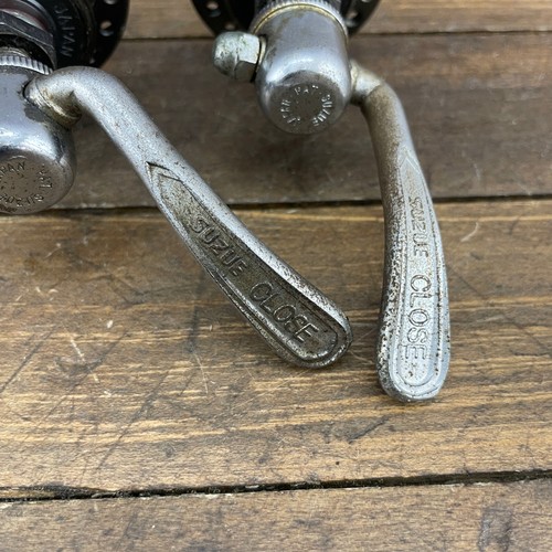 VIntage Suzue Sealed Tech Hub Set 36 Hole 126 mm Quick Release Eroica Centurion - Picture 11 of 14