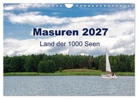 Calendar 2027 · US Version · Masuria 2027 - Land Of 1000 Lakes (Wall Calendar 20