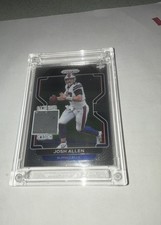 2021 Panini Prizm - Josh Allen #117 Silver Prizm Game Used Swatch-Jersey Fusion