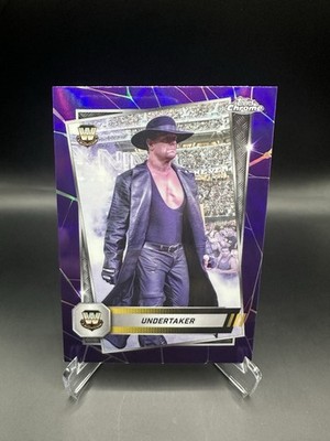 The Undertaker - Topps Chrome - Purple Colormatch Paralell