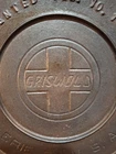 GRISWOLD No. 8 Tite-Top DUTCH OVEN A 2551 LID ONLY Pat. 1920 Erie PA SLANT LOGO!