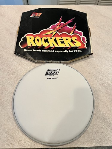 Vintage NOS Ludwig ROCKERS 13” Drum Head Skin 1980’s Box RO-3313 Snare Tom ?