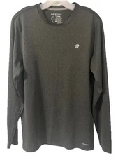 SB Tech Cool Play Men’s Dark Green Long Sleeve T-Shirt Sz. M Polyester 