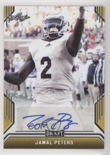 2019 Leaf Draft Auto Gold Jamal Peters #BA-JP2 Auto 0a3