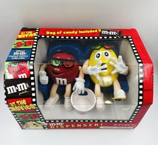 M&Ms At The Movies In 3D Candy Dispenser Limited Ed Collectible Exc. in Box Vtg