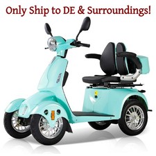 Heavy Duty 4-Wheel Mobility Scooter 31 Miles 3-Speed 800W 500lb Capacity Seniors