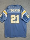 VINTAGE Reebok Ladanian Tomlinson NFL SD Chargers Stitched Jersey Adult Sz 52