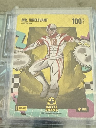 Bo Jackson Battle Arena Update MR. IRRELEVANT Brock Purdy 80s RAD Steel #RAD-490