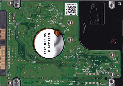 WD3200BPVT-00JJ5T0 dcm: EEMTJHK DEC 2013 H 320GB SATA 2.5" WESTERN DIGITAL - Picture 4 of 5