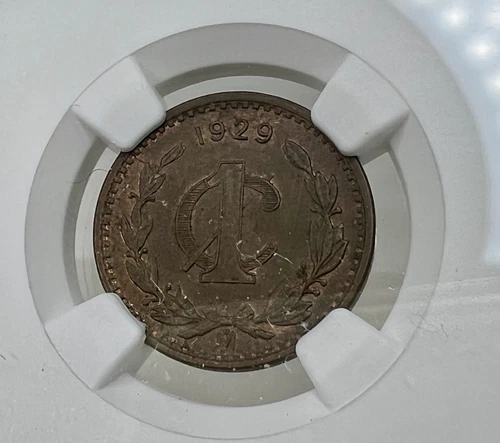 1929 Mexico 1 Centavo NGC MS64 BN KM-415 -  95462
