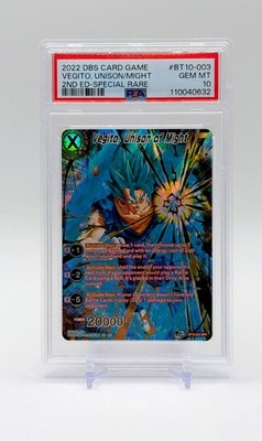 Dragon Ball Super Card Game Vegito, Unison of Might Rise of the Unison  Warrior (2nd Edition) BT10-003 Regular Special for sale online | eBay