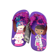 Disney Doc McStuffins Flip Flop Sandal Purple Size 11/12 New